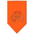 Unconditional Love Hot Air Ballons Rhinestone Bandana Orange Large UN852241